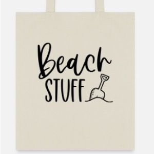 Beach stuff tote bag